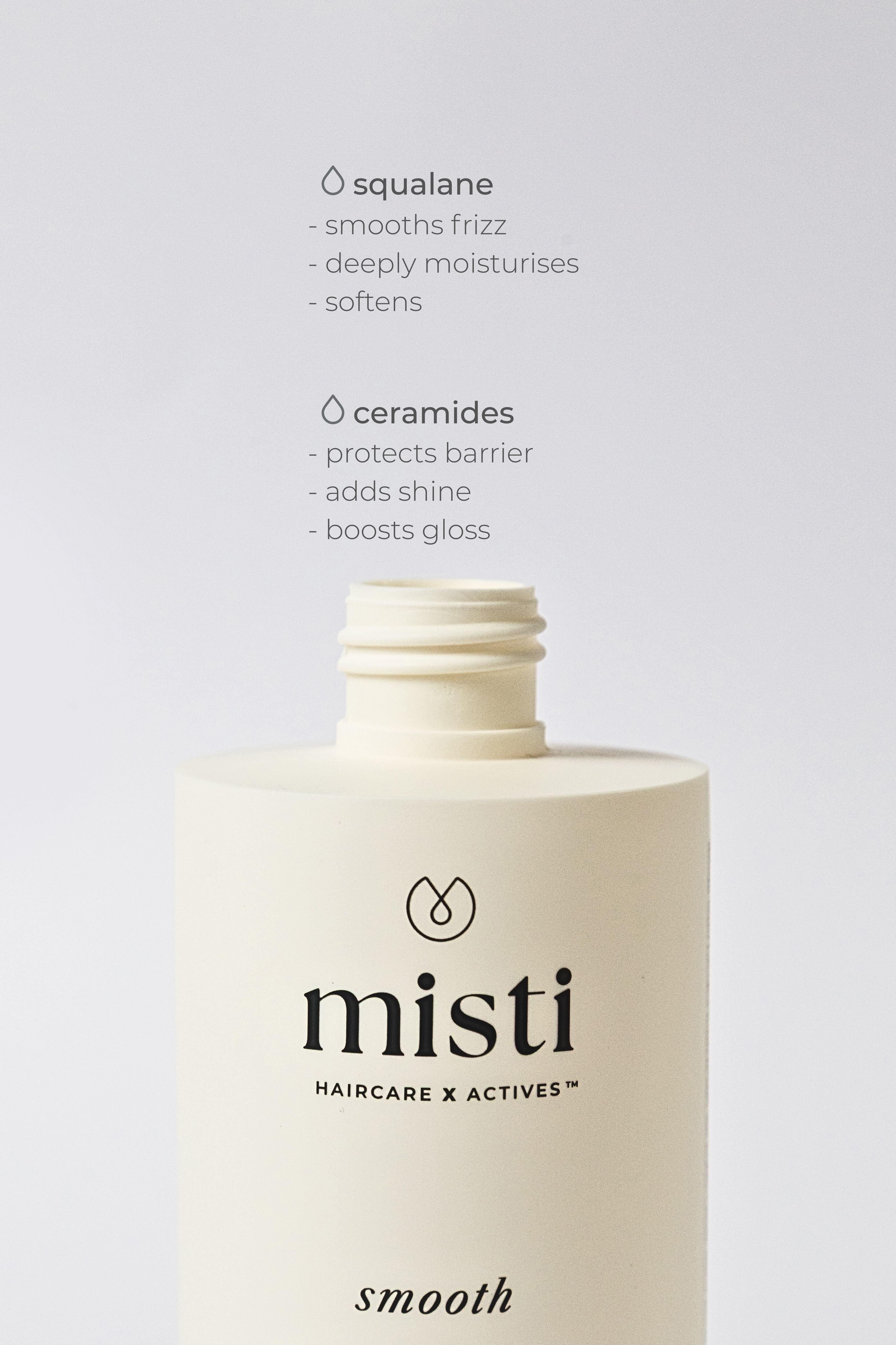 FRIZZ CONTROL SHAMPOO & CONDITIONER SET – Misti Haircare x Actives